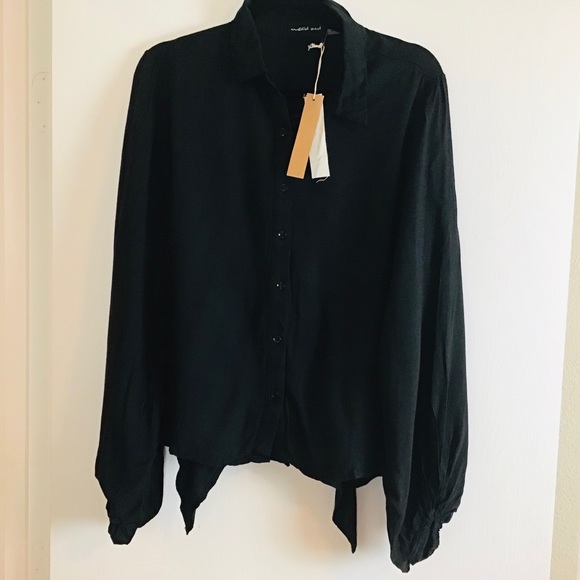 MUSTARD SEED Boho Tie back blouse - Picture 2 of 4